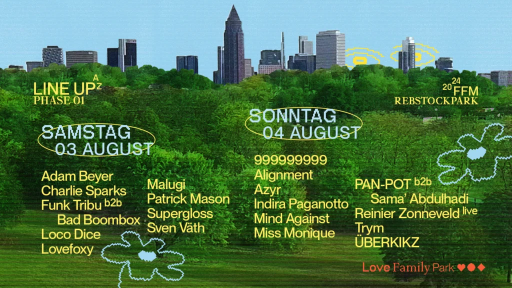Love Family Park Festival - Lineup (A to Z) Phase 1