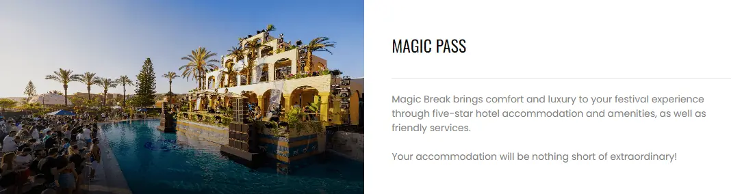 Hotel and Ticket Packages For Magic Break 2024 Festival