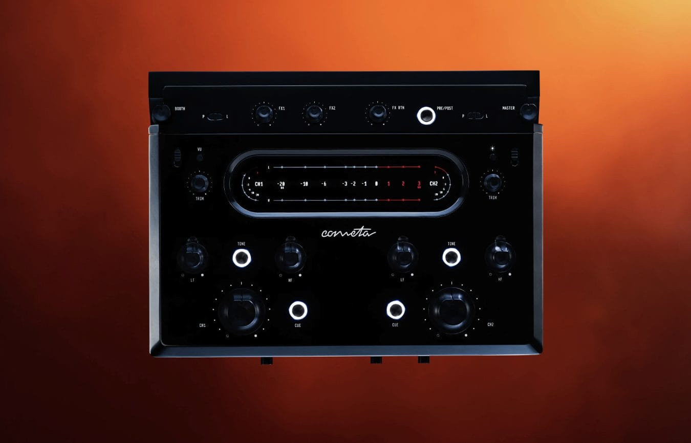 Cometa Launches The $15K M2 Rotary Mixer For High-End DJ Booths