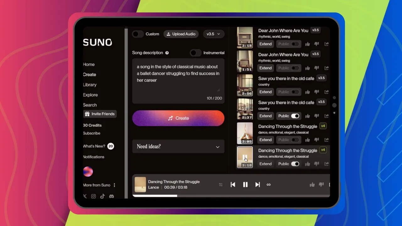 AI Music Generator Suno Reportedly Scraped Millions of Songs