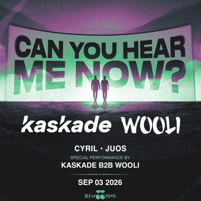 Kaskade and Wooli to B2B at Pacha New York