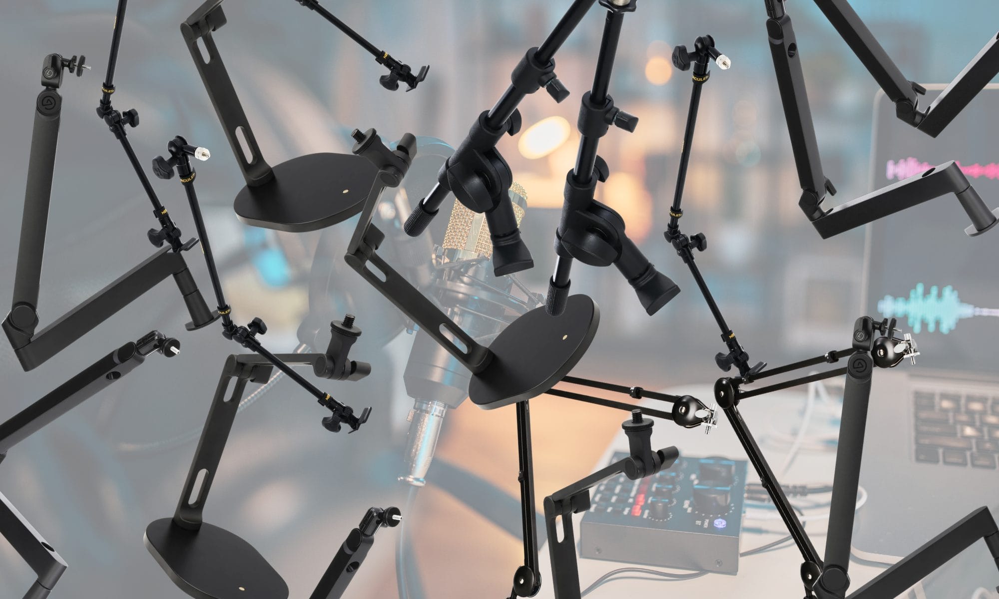 The Best Microphone Boom Arms for Studio Desks