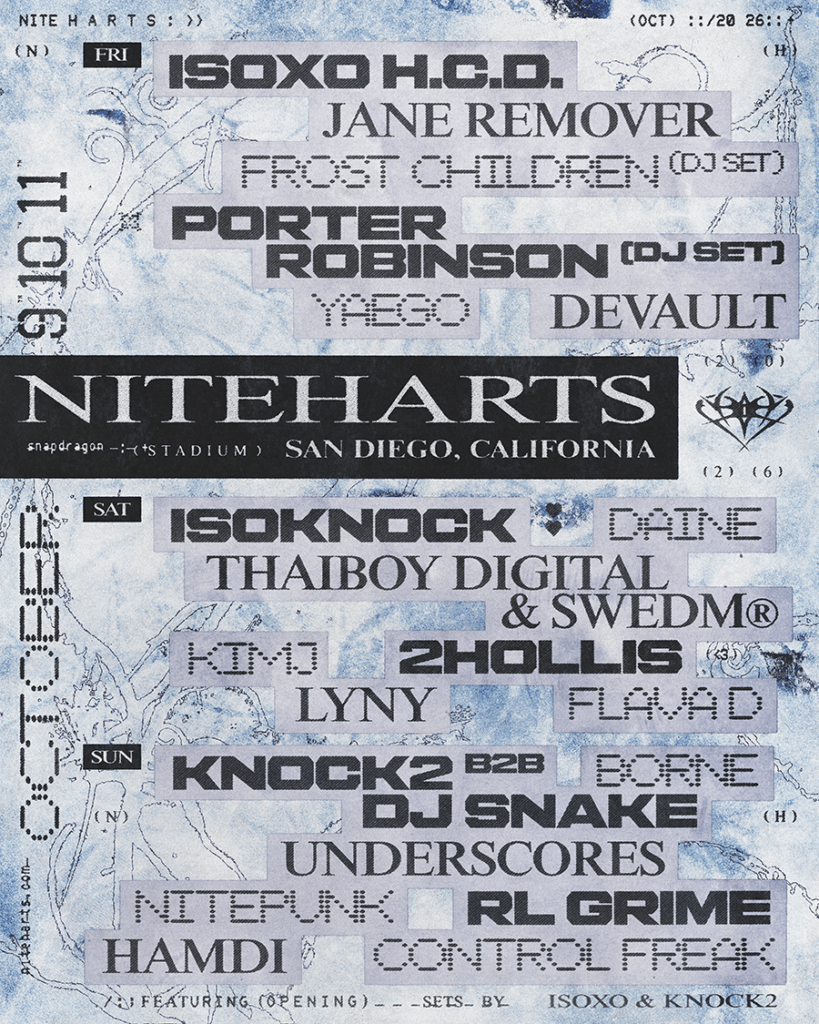 Niteharts Reveals Powerful 2026 Lineup for Festival’s Return