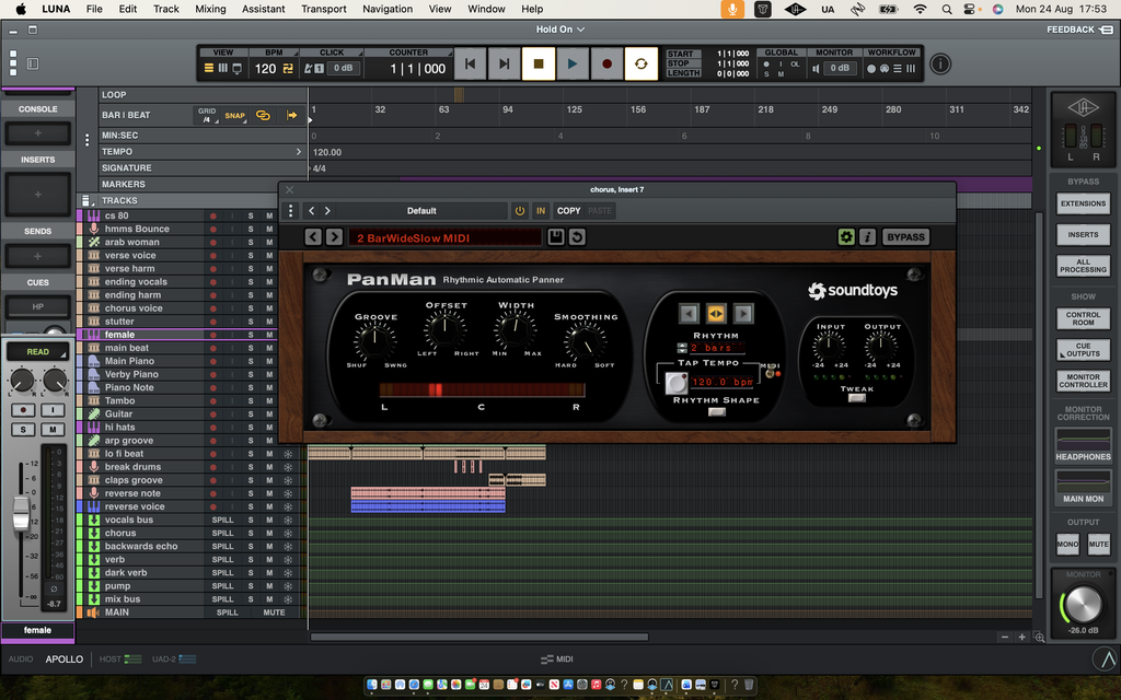 Soundtoys PanMan settings
